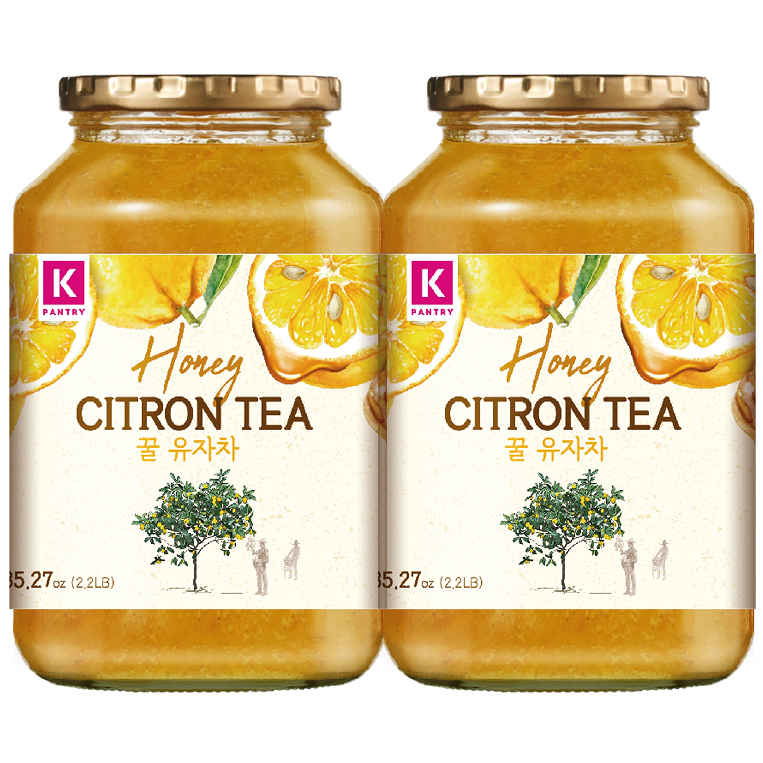 Amazon.com : KPANTRY Korean Yuja Tea (Honey Citron) - Pure Yuzu